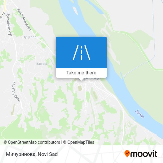 Мичуринова map