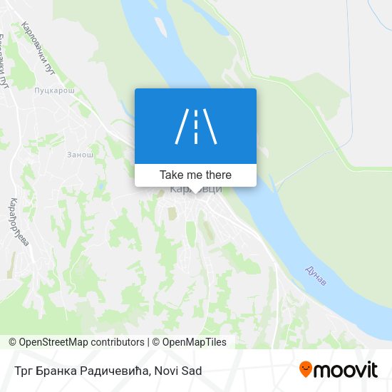 Трг Бранка Радичевића map