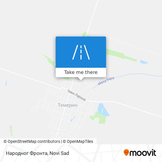 Народног Фронта map