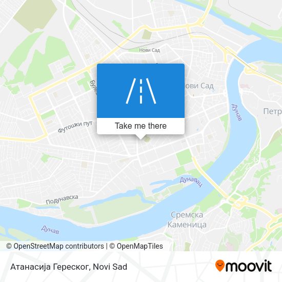 Атанасија Гереског map