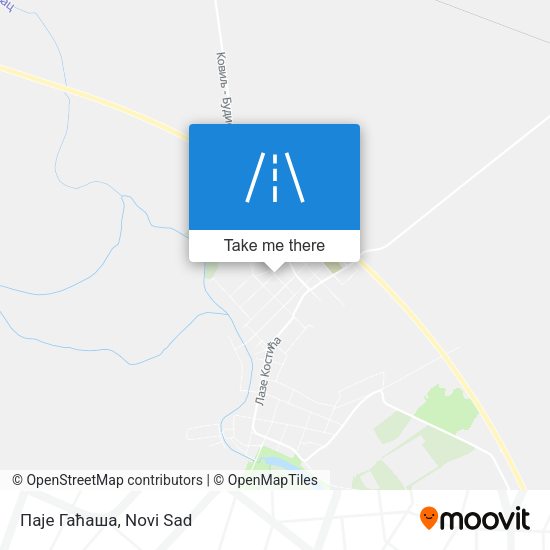 Паје Гаћаша map