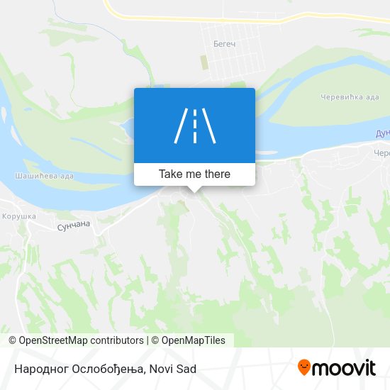 Народног Ослобођења map