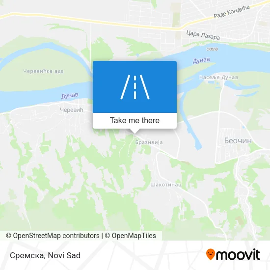 Сремска map