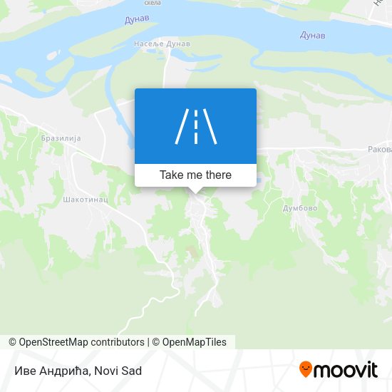 Иве Андрића map