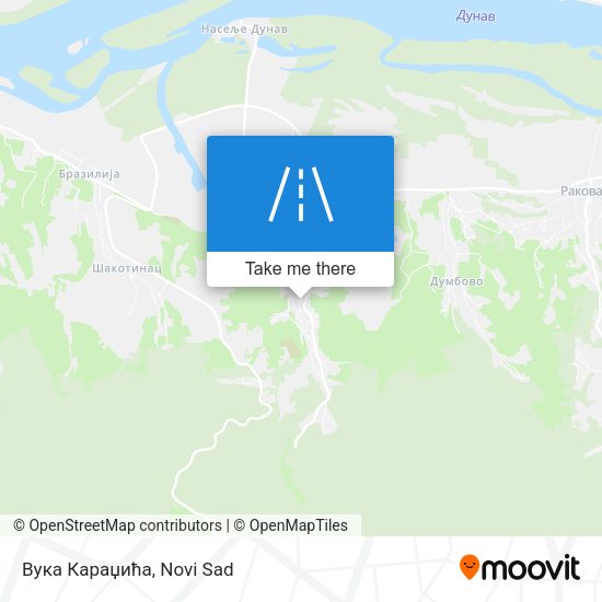 Вука Караџића map