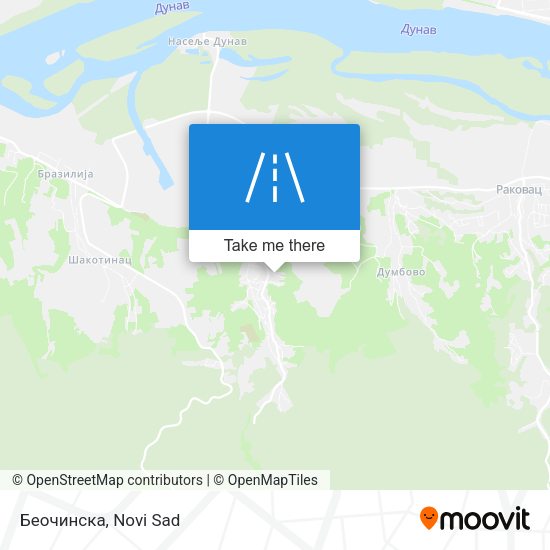 Беочинска map