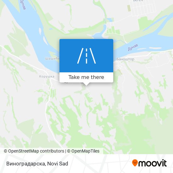 Виноградарска map