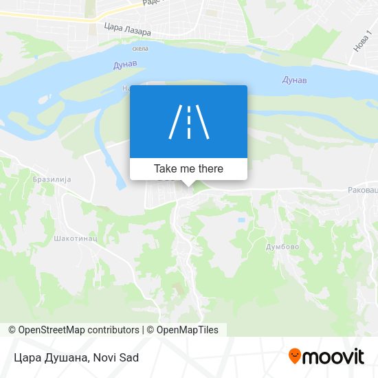 Цара Душана map