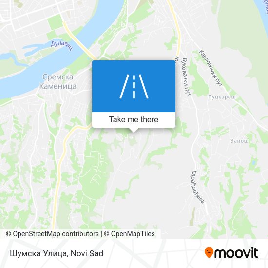 Шумска Улица map