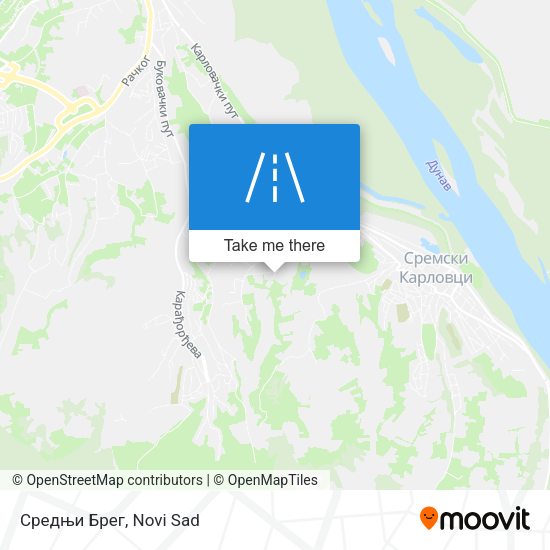 Средњи Брег map