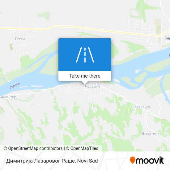 Димитрија Лазаровог Раше map
