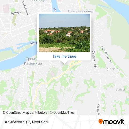 Алибеговац 2 map