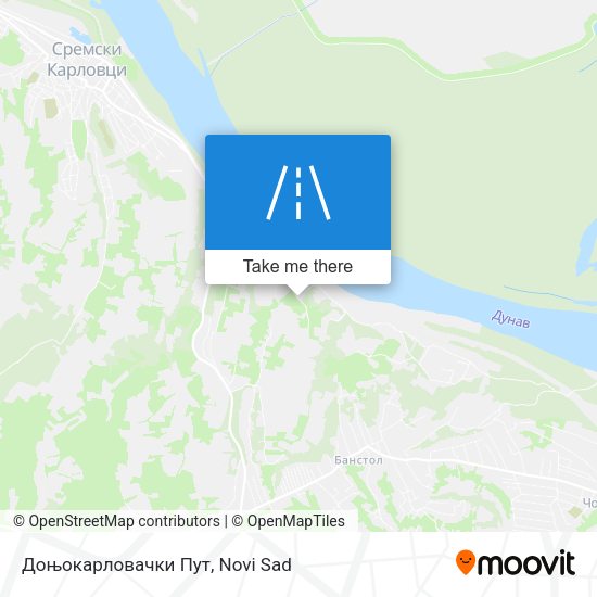 Доњокарловачки Пут map