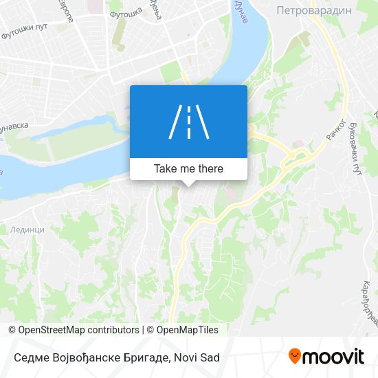 Седме Војвођанске Бригаде map