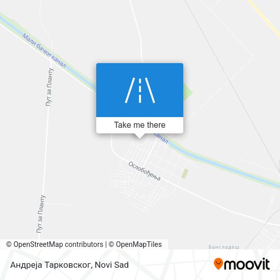 Андреја Тарковског map