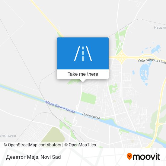 Деветог Маја map