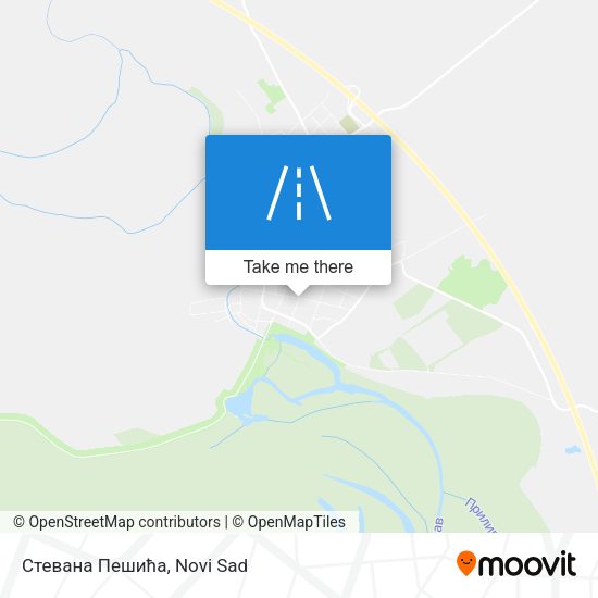 Стевана Пешића map