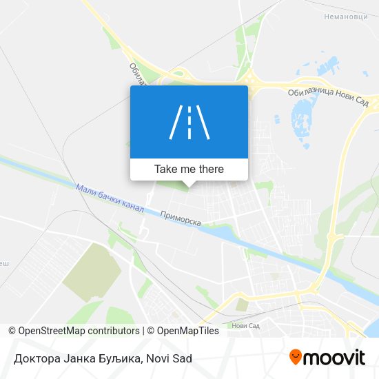 Доктора Јанка Буљика map