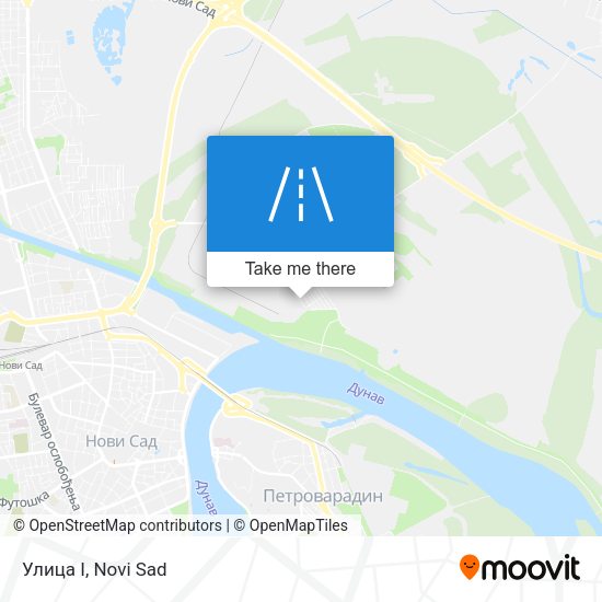 Улица I map