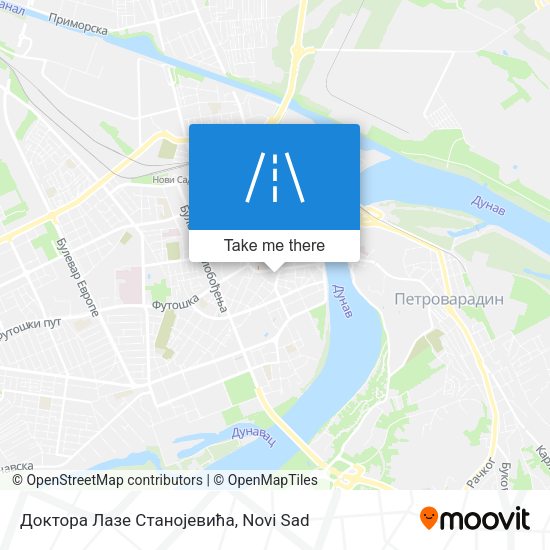 Доктора Лазе Станојевића map