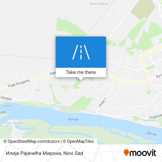 Илије Рајачића Мирона map
