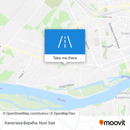 Капетана Берића map