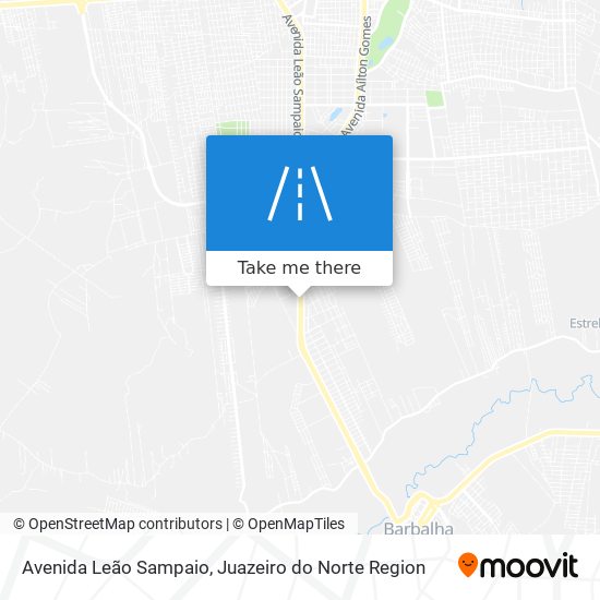 Avenida Leão Sampaio map