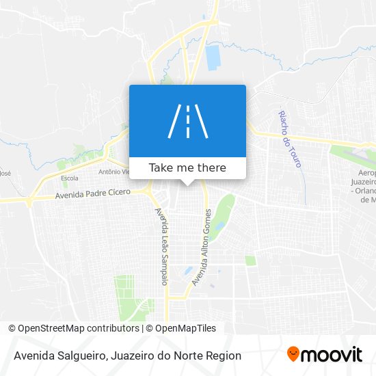 Mapa Avenida Salgueiro