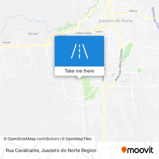Mapa Rua Cavalcante