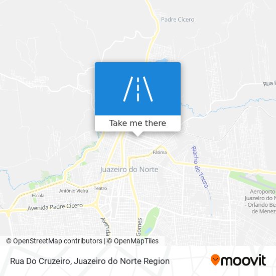 Mapa Rua Do Cruzeiro