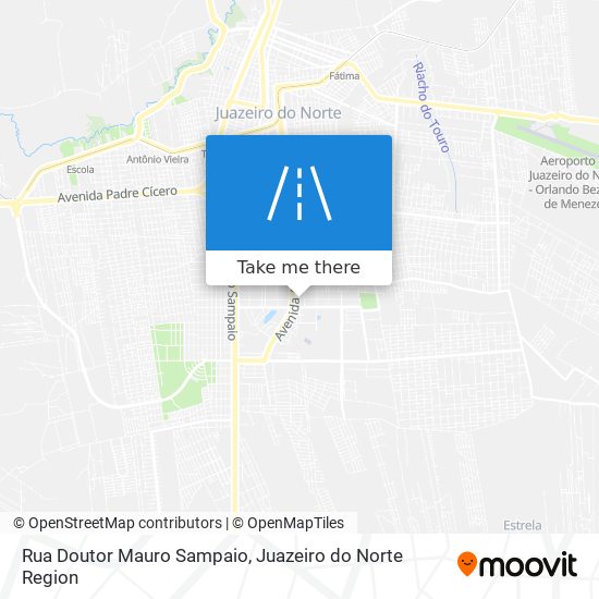 Mapa Rua Doutor Mauro Sampaio