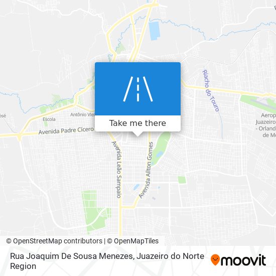 Mapa Rua Joaquim De Sousa Menezes