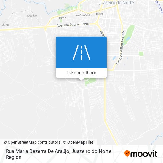 Mapa Rua Maria Bezerra De Araújo