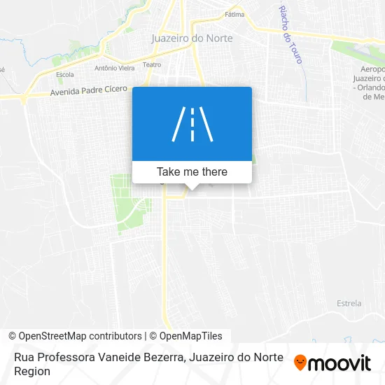 Rua Professora Vaneide Bezerra map