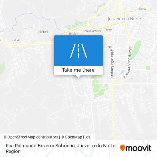 Rua Raimundo Bezerra Sobrinho map