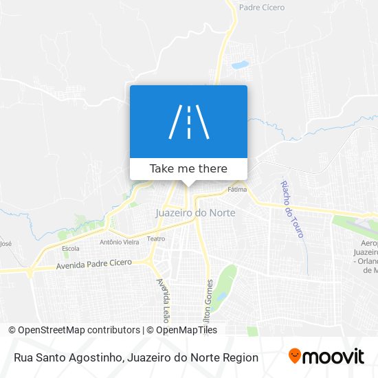 Rua Santo Agostinho map