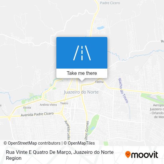 Mapa Rua Vinte E Quatro De Março