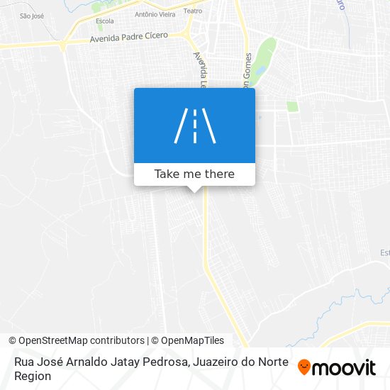 Mapa Rua José Arnaldo Jatay Pedrosa
