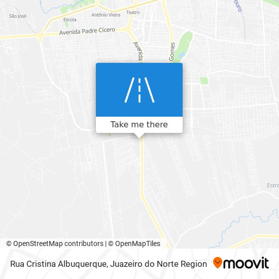 Mapa Rua Cristina Albuquerque