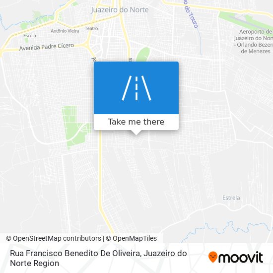 Mapa Rua Francisco Benedito De Oliveira