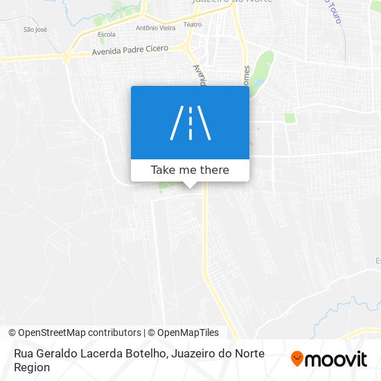 Rua Geraldo Lacerda Botelho map