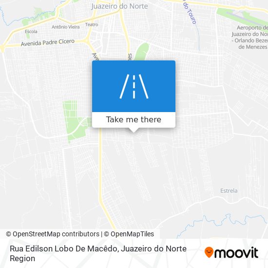 Mapa Rua Edilson Lobo De Macêdo