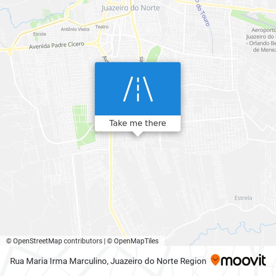 Mapa Rua Maria Irma Marculino