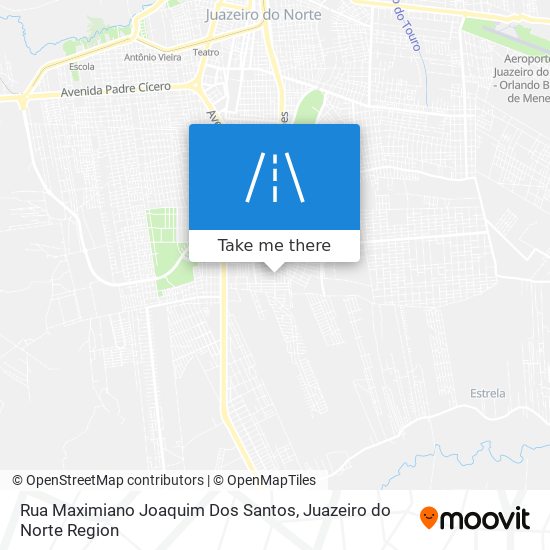 Mapa Rua Maximiano Joaquim Dos Santos