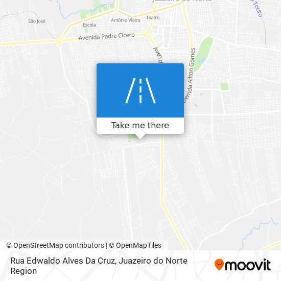 Mapa Rua Edwaldo Alves Da Cruz