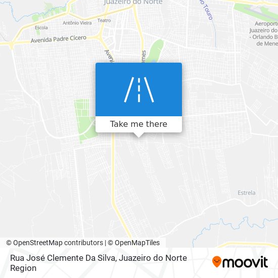 Mapa Rua José Clemente Da Silva