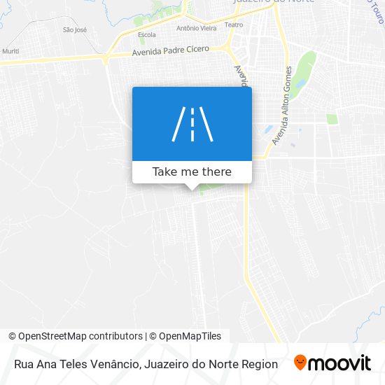 Mapa Rua Ana Teles Venâncio