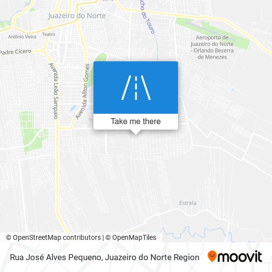 Mapa Rua José Alves Pequeno