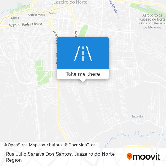 Mapa Rua Júlio Saraiva Dos Santos
