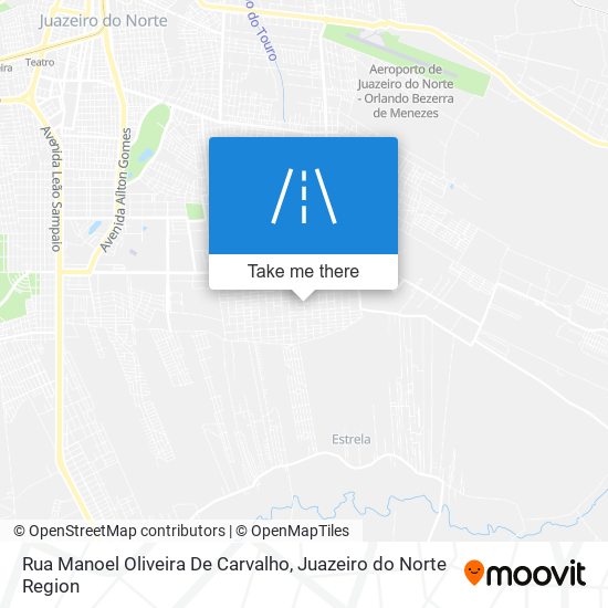 Mapa Rua Manoel Oliveira De Carvalho